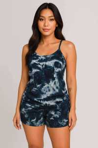 Marble Tiedye spag terno Womenswear Fit up to XL