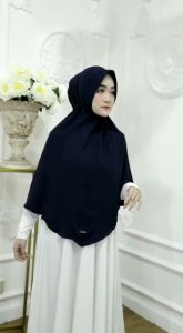 Hijab Bergo pad tali XL  crinckle airflow pad