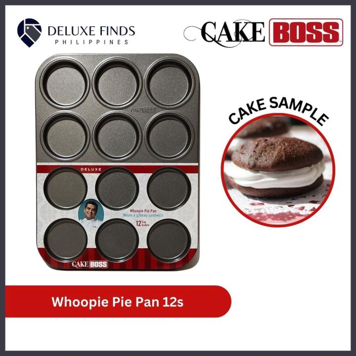 Cake Boss 12 Cup Whoopie Pie Pan Novelty Non Stick Bakeware Lazada PH