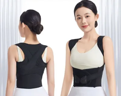 NEENCA Humpback Corrector Strap Posture Brace Adjustable Body Posture Correction for Men and Women Upper and Lower Back Pain Relief Improve Posture Support