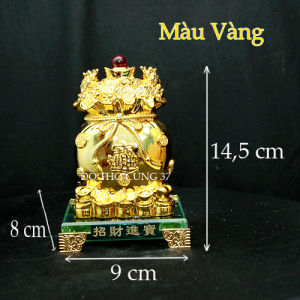 [ Size nhỏ ] TÚI TIỀN VÀNG KIM BẢO PHONG THỦY