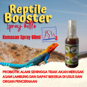 Vitamin Reptil - REPTILE BOOSTER botol Spray 60ml (menambah kekebalan tubuh)