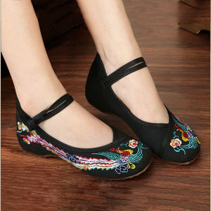 [Free Shipping] Recruiting An Agent For Embroidered Shoes WomenS Ethnic-Style Cloth Shoes Bridal Wedding Shoes And Square Dance Shoes
