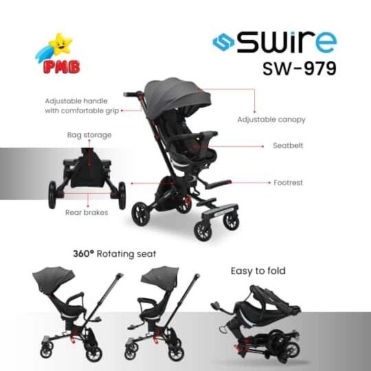 Micro Trike Stroller Stroller Untuk Anak Berat 40 Kg Jual Mickro