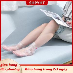 [COD] SHPYHT Giao hàng địa phương 100 cái túi trong suốt dùng một lần túi chân cai nghiện Spa bao gồm móng chân ngăn ngừa nhiễm trùng loại bỏ nứt nẻ Tắm Lau công cụ chăm sóc bàn chân