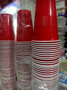 Free Shipping 16oz Disposable 50/100/200pcs Paper Cups Red Cups Sold Kirkland Chinet Red Cup Big Red Party Cups 500ml Coffee Milk Tea Paper Cup Disposable Partyneeds Supplies Party Cups 500ml