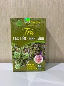 Trà túi lọc lạc tiên đinh lăng Bảo Khang (hộp 40 gói) trà nụ hoa tam thất bông mã đề sinh địa hoàng cầm trà thảo mộc