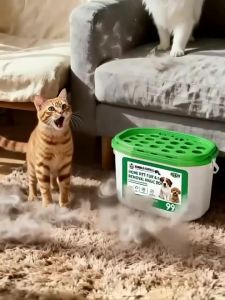 Pet Hair & Odor Remover Box Flea Control for Cats Dogs Home Deodorizer