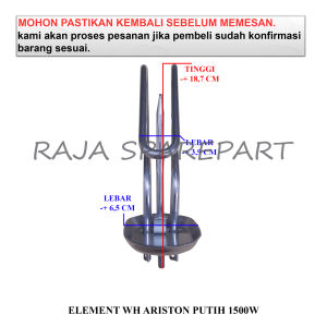EWAP15 ELEMEN WATER HEATER / ELEMEN PEMANAS / ELEMENT WATER HEATER ARISTON PUTIH 1500W