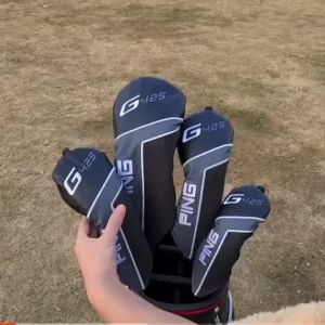 PING-G425 Golf Headcover for Driver Fairway Hybrid head cover putter cover PU Leather