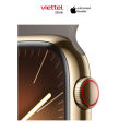Đồng hồ thông minh Apple Watch Series 9 Viền thép Cellular 45mm Sport Band S/M Chính hãng [Viettel Store]. 