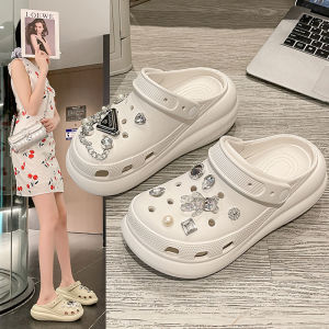 Free Shipping WomenS New Thick-Soled Clogs Non-Slip Beach Sandals Height-Increasing EVA Slippers For Summer Outdoor Wear