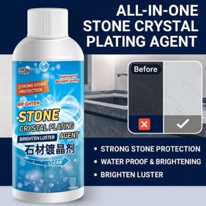 Stoneworks Granite Sealer Nano Agent Stone Crystal Plating Agent Repairs Scratches Restores Shine Creates Protective Layer