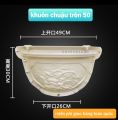 khuôn đúc chậu cảnh tròn 50 (hoa văn Cúc- Tùng -Đào) khuôn chậu ABS có lòng trong. 