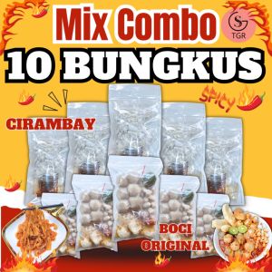 MIX COMBO BUNDLING 5 CIRAMBAY CHILLI OIL 5 BASO ACI ORI INSTAN FOOD