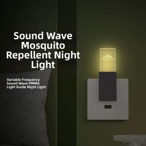 WAPKTY Ánh sáng dịu nhẹ Máy đuổi muỗi Thiết kế cắm trực tiếp ABS Đèn ngủ chống muỗi Quà tặng Cấp nguồn qua USB Đèn đuổi côn trùng Sử dụng trong nhà
