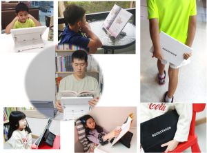 Bookstation Bookstand ที่ตั้งหนังสือ ที่วางมือถือ/แท็บเล็ต แบบพกพา น้ําหนักเบา ปรับระดับได้ เปิดตัวครั้งแรกในเมืองไทย