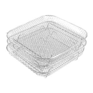 Air Fryers Rack Stainless Steel Rack Multilayer Dehydrator Rack Toast Rack Air Fryers Tool Kitchen Grilling Accessory