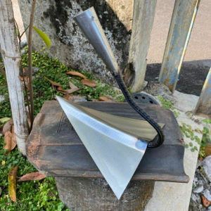 Cangkul Garuk Segitiga bahan Full Besi cangkul penyiang gulma Rake besi buat berkebun Taman sayuran