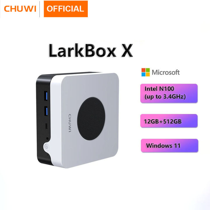 CHUWI LarkBox X Gaming Mini PC Desktop Pc Intel 12th Alder Lake N100 ...