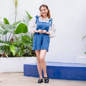 Yoenik x Hellomoncus Kyomi Short Jumpsuit - Jumpsuit Wanita - Overall Celana Pendek