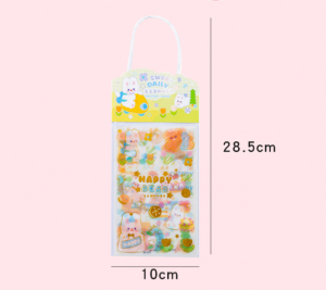 Bộ 4 sticker Miếng Dán Hoạt Hình Dễ Thương Đồ Chơi Cho Bé