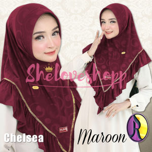 Rafilah Jilbab Khimar Ped Chelsea Emboss Jersey Premium Rafillah Collection Hijab Rempel Embos Lis Picot Gold Bergo Pet Pikot Emas Rempel Gotik Kombinasi Hijab Bergo Kerudung Rampel Tudung List Gotic Rafila Murah Sheloveshopp