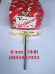 [Freeship +quà tặng 19k] Tay vặn lục giác 4 mm chữ T ngắn EXH-4 Eight Nhật tại Máy NTT bảo hành dài hạn dùng vặn ốc chìm dễ dàng hiệu quả