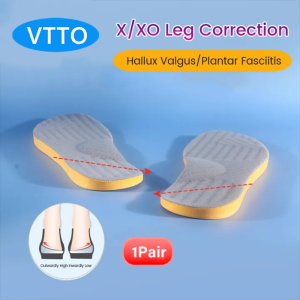 VTTO 1 Pair Orthopedic Shoes Sole Insoles For feet Arch Foot Pad X/O Type Leg Correction Flat Foot Arch Support Sports Shoes Insert