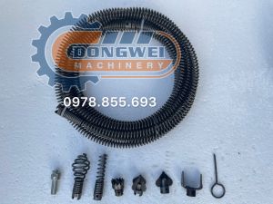 Dây thông tắc cống phi 12  dùng cho máy khoan dài từ 3m đến 12m