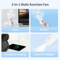 Simplus Portable Mini Fan 2000mah/4800mAh Handheld Fans Hand USB Cooling Foldable Whisper Quiet Led Light. 