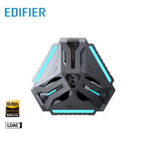 Edifier GX05 หูฟังเกมมิ่งไร้สาย 2.4G ความหน่วงต่ำพิเศษ รองรับเสียงความละเอียดสูง พร้อมการเชื่อมต่อแบบ Dual Dual/ความหน่วงต่ำ 15 มิลลิวินาที/ไดรเวอร์ 10 มม./แสง RGB/LHDC