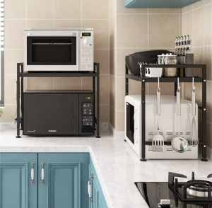 Adjustable Extentable Microwave Oven Shelf Extendable Storage rack [LOCAL SELLER]