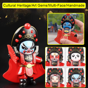 Sichuan Opera Face Changing Dolls Chinese Style Characteristic Creative Doll Toy Car Pendant Toys