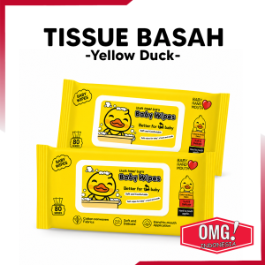Tissue Basah Bayi Newborn Yellow Wipes Tissue Ganti Popok Diapers Anak Baby Wet Wipes 80s Perlengkapan Bayi Tisu Basah Wajah Perawatan Kecantikan Murah Tanpa Parfum Pewangi & Alkohol