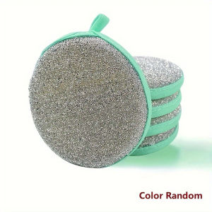 5pcs Double-Sided Dishwashing Sponges Pan Pot Dish Wash Sponges Household Cleaning Tools Kitchen Tableware Sponges