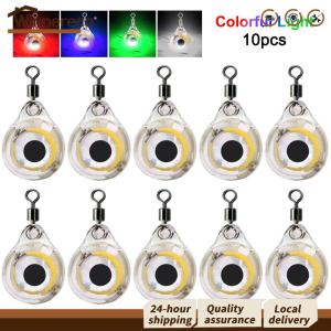 【Free Shipping】 10Pcs Fishing Lures - Mini Eye Shape Battery Powered for Effective Seawater and Freshwater Fishing
