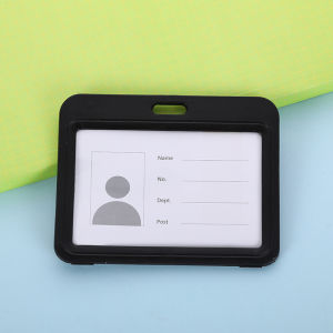 1PCS Horizontal PP Plastic Badge ID Card Case Holder Work card cover Bus Card ID Business Card