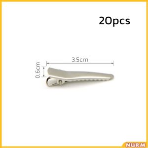 Nurm 20Pcs Metal Hair Alligator Clips Hair Style Tools Accessories