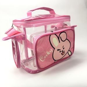 Sun shine tas mika anak sekolah paud / tas serbaguna / tas makan / tas ulang tahun / tas mika / goodiebag Premium BT COOKYY PINK