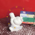 Tô Tượng Thạch Cao C116 THÚ CƯNG TU NƯỚC NGỌT dễ thương, Tượng Trắng ( không kèm màu ). 