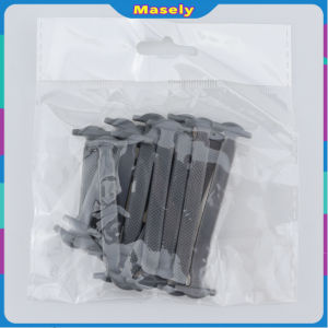 Masely 16Pcs/pack Silicone Lazy Shoelaces No Tie Shoe Laces Rubber Shoelace