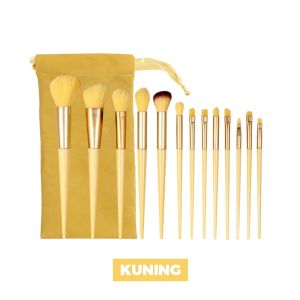 MIISOO Make up Brush Set 13Pcs Kuas Makeup Set Kosmetic Brush Powder Eye Shadow Foundation Blusher Blending Beauty