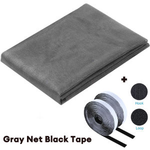 WEFILM Mosquito Net for Window Mosquito Window Screen DIY Cut Gauze Fiberglass Mesh Anti Mosquito Insect Screen Door Net with Stick Tape 防蚊窗纱