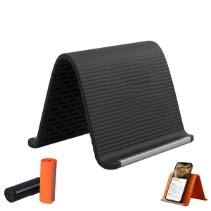 Kebidumei 2 cái Giá Đỡ Giá đỡ điện thoại silicon có thể gập lại di động đa góc có thể điều chỉnh cho máy tính bảng di động máy tính xách tay máy tính để bàn uốn cong nhẹ & sử dụng du lịch
