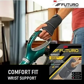 3M™ Futuro™ NEW Comfort Fit Wrist Support Moderate Support One Size For stiff weak & injured wrist No Ratings Yet 0 Sold