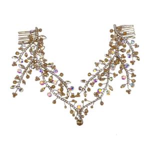 Gothic Head Chain Modern Forehead Stage Hair Wedding Party Bride Bridal Headpiece