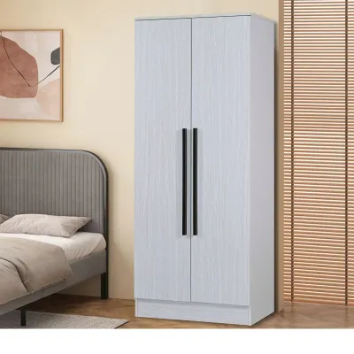(Siap Pasang) Home Elite: 2 Door Wardrobe Bedroom Wardrobe /Almari Baju/Almari Pintu/Almari Murah/Almari besar