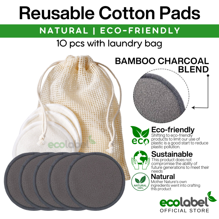 Ecofriendly Reusable Cotton Pads 100 Biodegradable Compostable