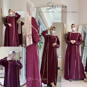 Kaftan Cantik Fairuz Sherina / Gamis Terbaru / Dress Kekinian / Daster Rumah